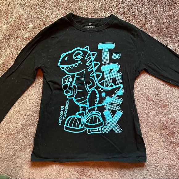 H&M Other - H&M TRex Black Long Sleeve Size 8